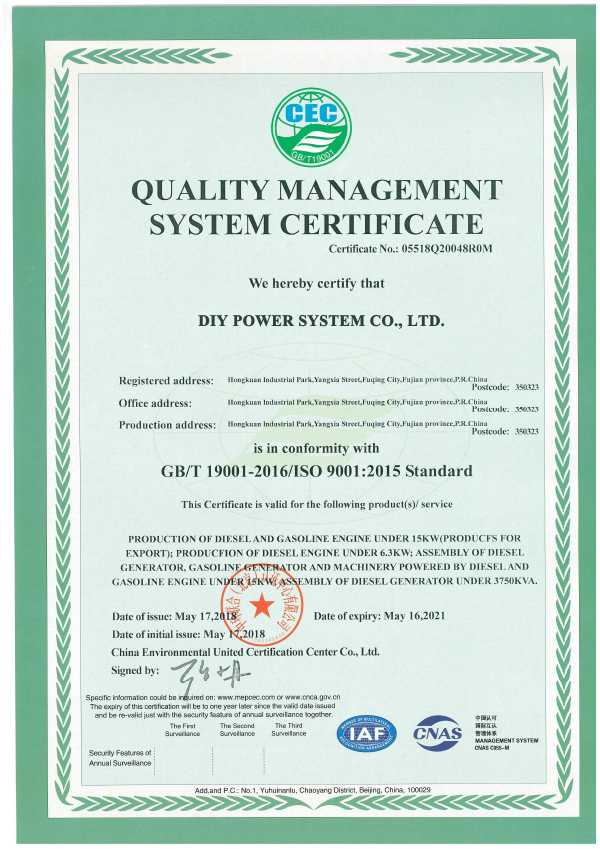 Poder DIY - ISO9000