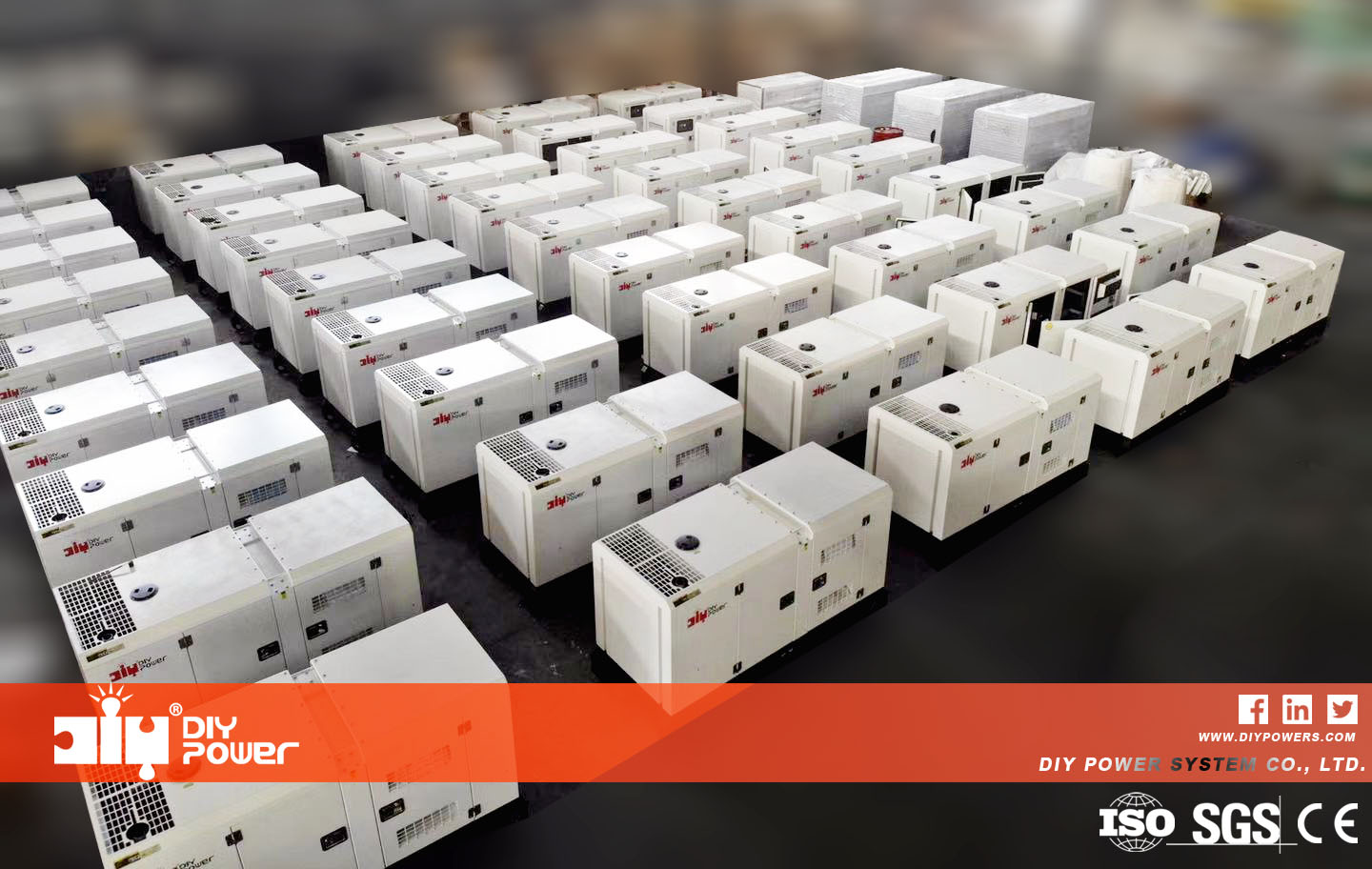 DIY-KF66 KOFO MN4105ZDS Conjunto gerador diesel 48kW 60kVA 50Hz com motor China Ricardo