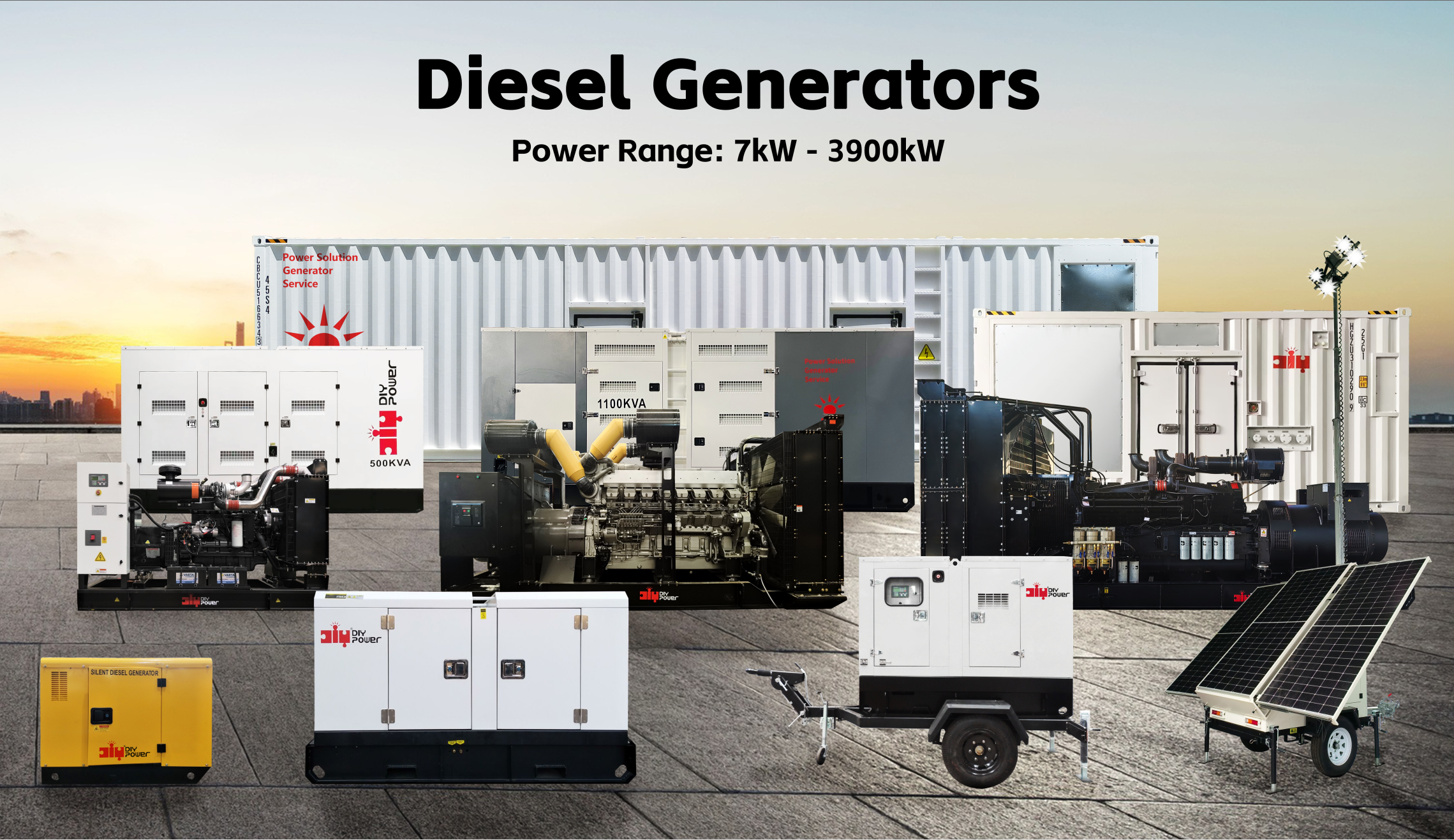 Gerador diesel DIY POWER