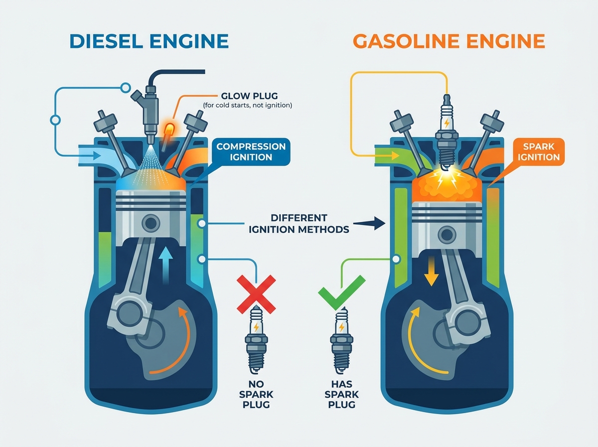 Componentes do motor gerador diesel