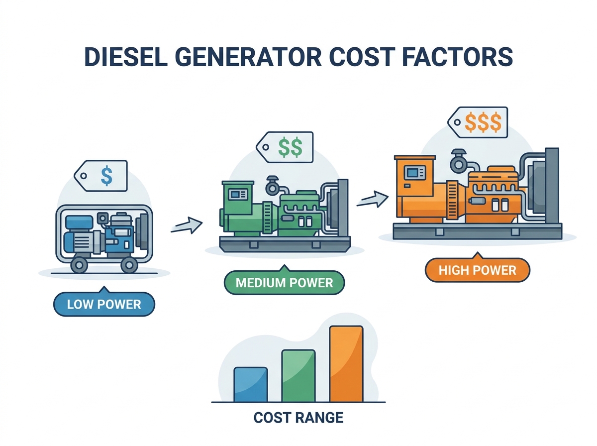 Instala&ccedil;&atilde;o de gerador diesel comercial e prepara&ccedil;&atilde;o do local